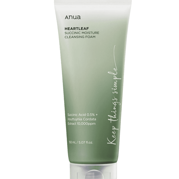 Anua Heartleaf Succinic Moisture Cleansing Foam