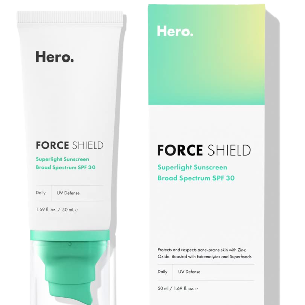 Hero Cosmetics Force Shield Superlight Sunscreen Spf 30