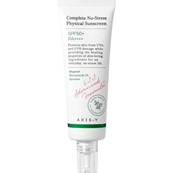 Axis-y Complete No-stress Physical Sunscreen Spf 50+ Pa++++ 50ml
