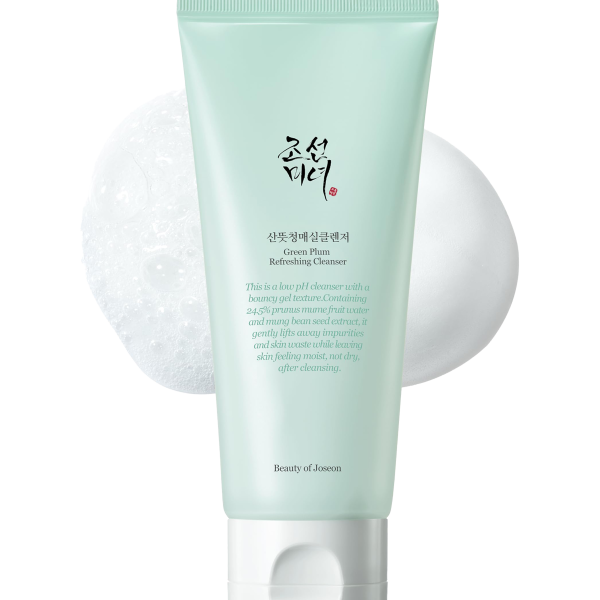Beauty Of Joseon Green Plum Refreshing Cleanser Gel With Dynasty Cream Hydrating Face Moisturizer For Dry