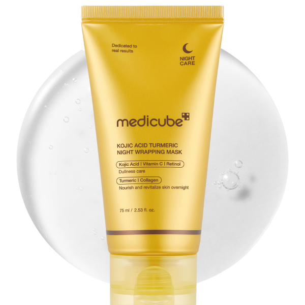 Medicube Kojic Acid Turmeric Overnight Wrapping Peel Off Mask