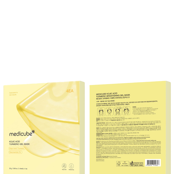 Medicube Kojic Acid Turmeric Brightening Gold Jelly Gel Mask
