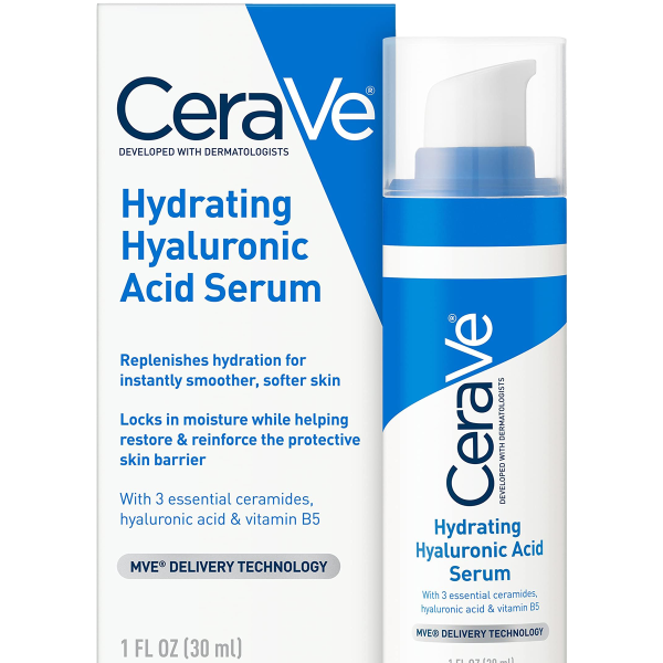 Cerave Hyaluronic Acid Serum For Face With Vitamin B5 And Ceramides